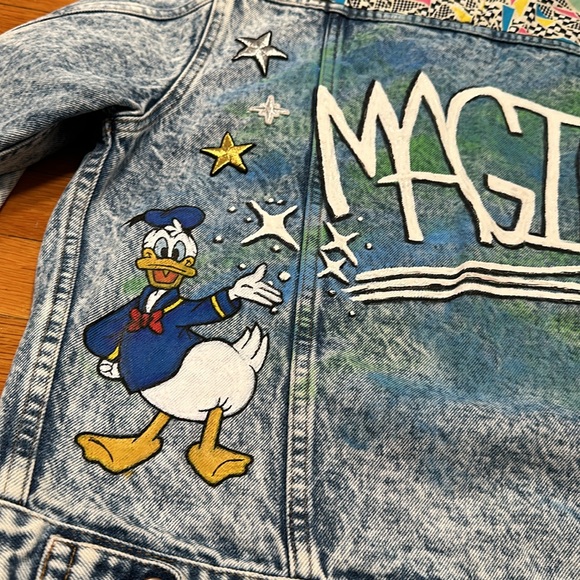 CUSTOM 1-OF-A-KIND Disney Denim Jacket - Picture 7 of 8